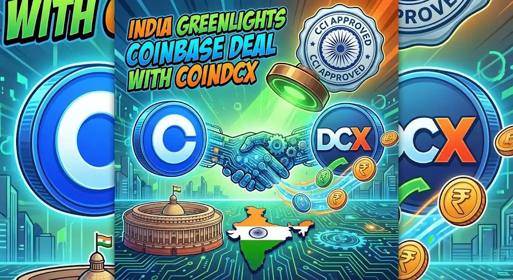 India's CCI Approves Coinbase’s Minority Investment in CoinDCX